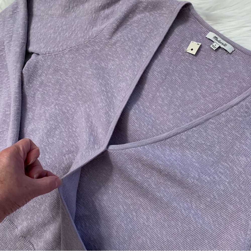 Madewell Lavender Sweater - Picture 5 of 16